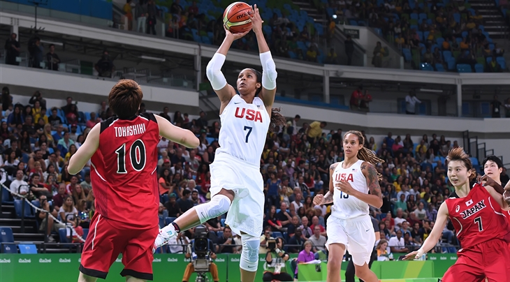بسکتبال بانوان در المپیک ریو 2016؛ آمریکا با کنار زدن ژاپن یک قدم به ششمین طلای المپیک نزدیک شد