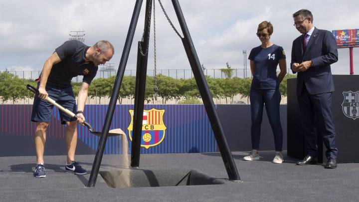 ورزشگاه یوهان کرایوف - یوهان کرایوف - رئیس بارسلونا - بارسلونا 