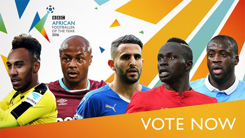 نامزدهای نهایی - بازیکن سال آفریقا - فوتبال آفریقا - 2016