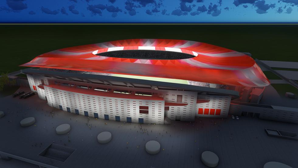 ورزشگاه جدید اتلتیکو مادرید - لالیگا