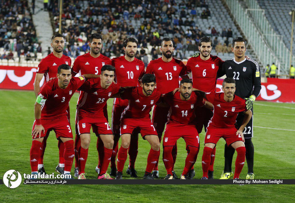 عکس تیمی ایران - مقدماتی جام جهانی 