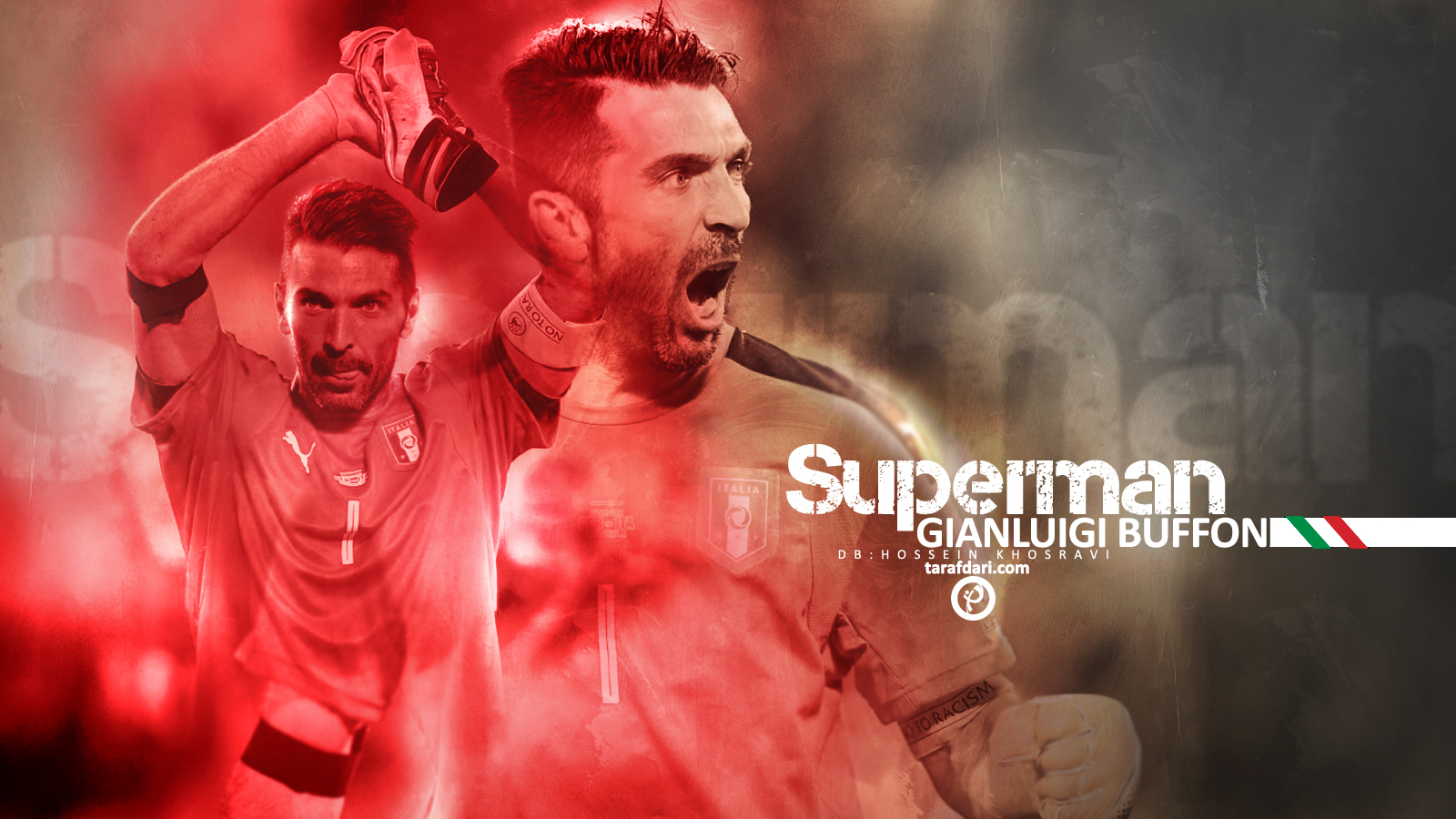 یورو 2016؛ پوستر اختصاصی طرفداری، سوپرمن فوتبال ایتالیا