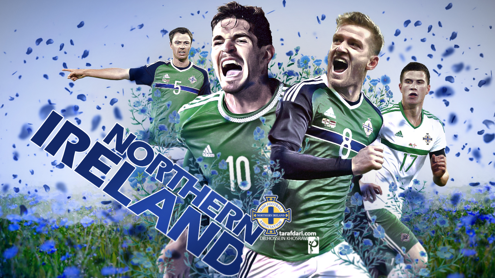یورو 2016؛ پوستر اختصاصی طرفداری، اولین تجربه ایلند شمالی در یورو