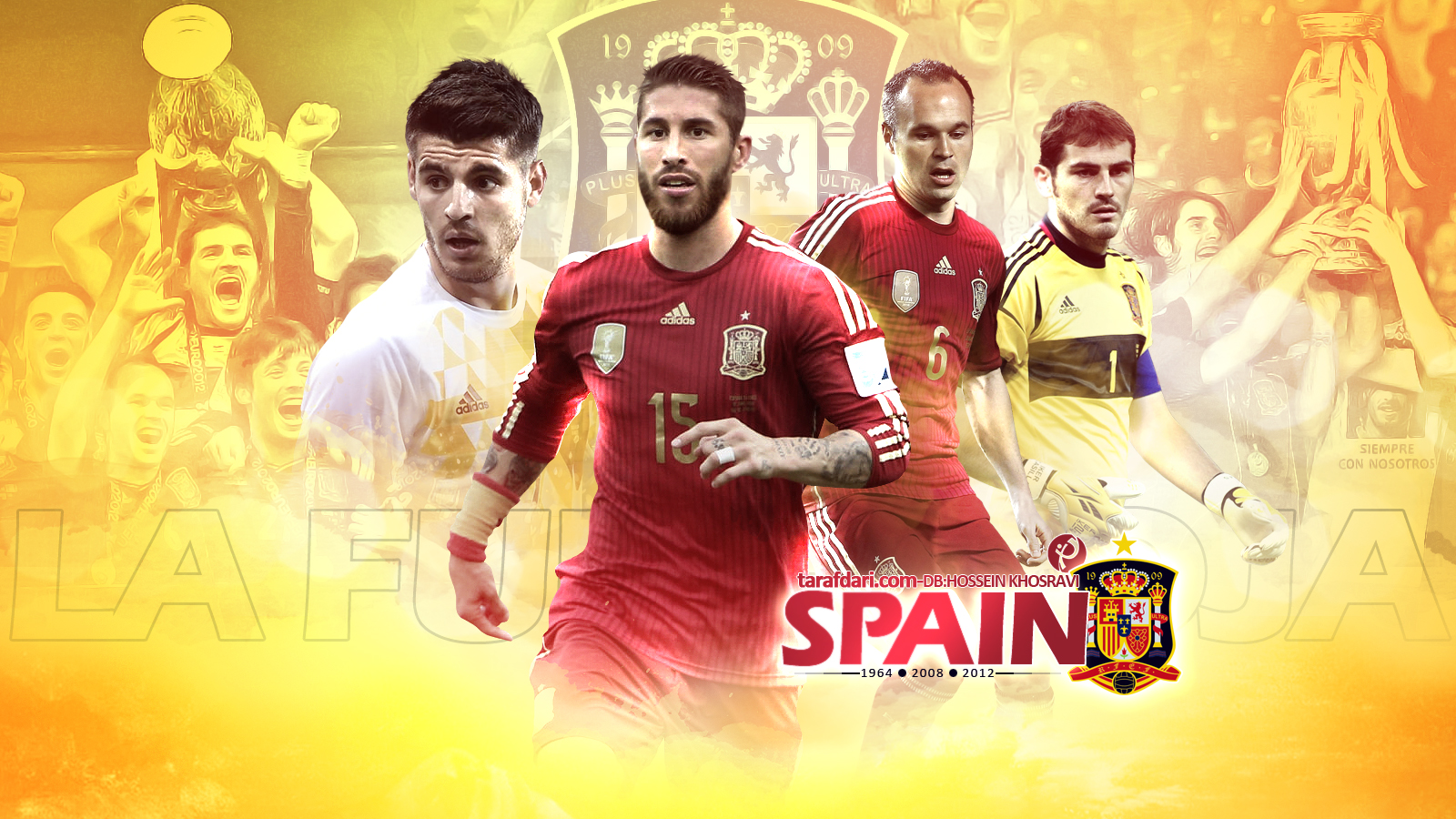 یورو 2016؛ پوستر اختصاصی طرفداری، اسپانیا در پی کسب سومین قهرمانی پیاپی