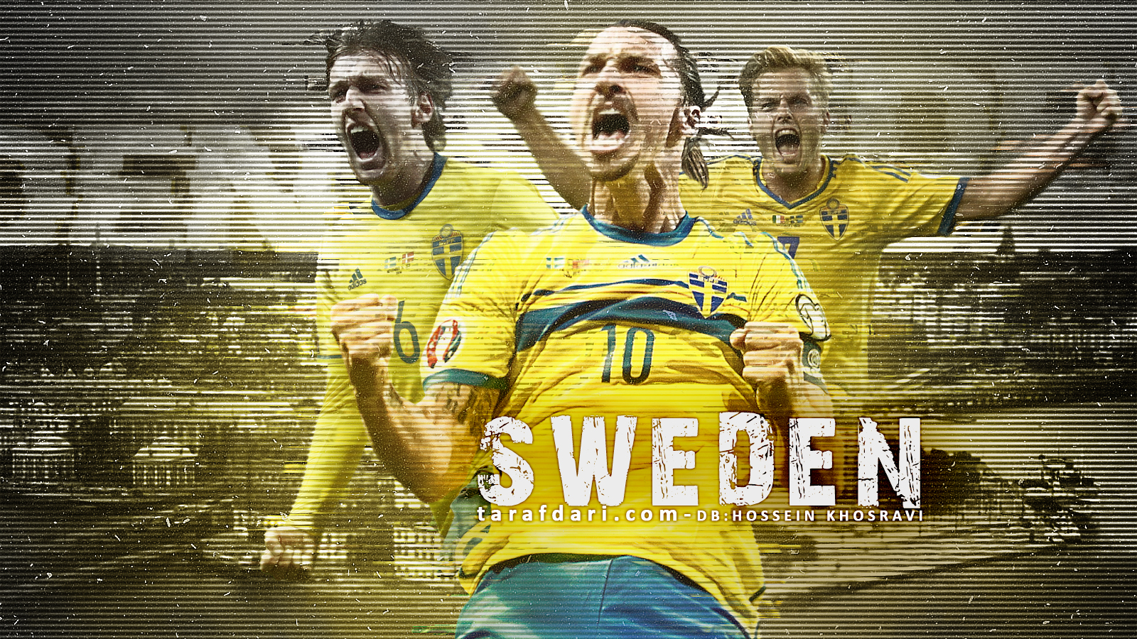 یورو 2016؛ پوستر اختصاصی طرفداری، سوئد و رهبری خاص به نام زلاتان