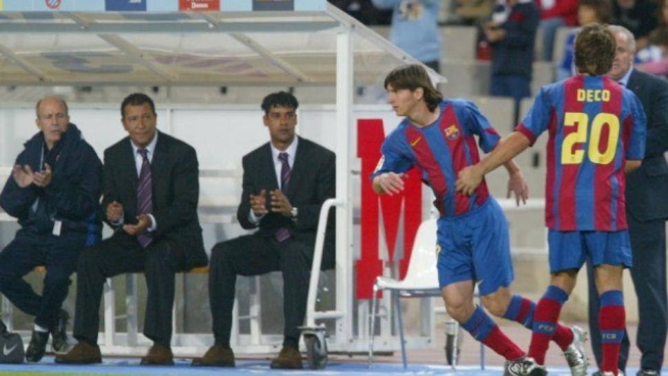 اولین بازی مسی - مسی جوان - بارسلونا 2004 - مسی 2004