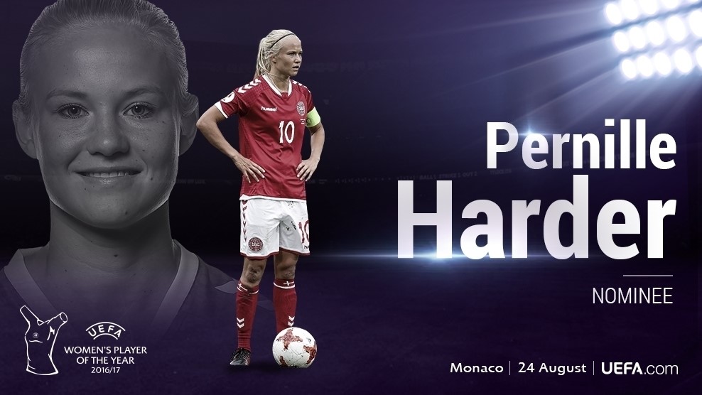 پرنیل هاردر - فوتبال بانوان - تیم ملی زنان دانمارک
