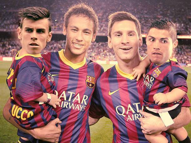 messi & neymar ...........bale & ronaldo khkhkhk