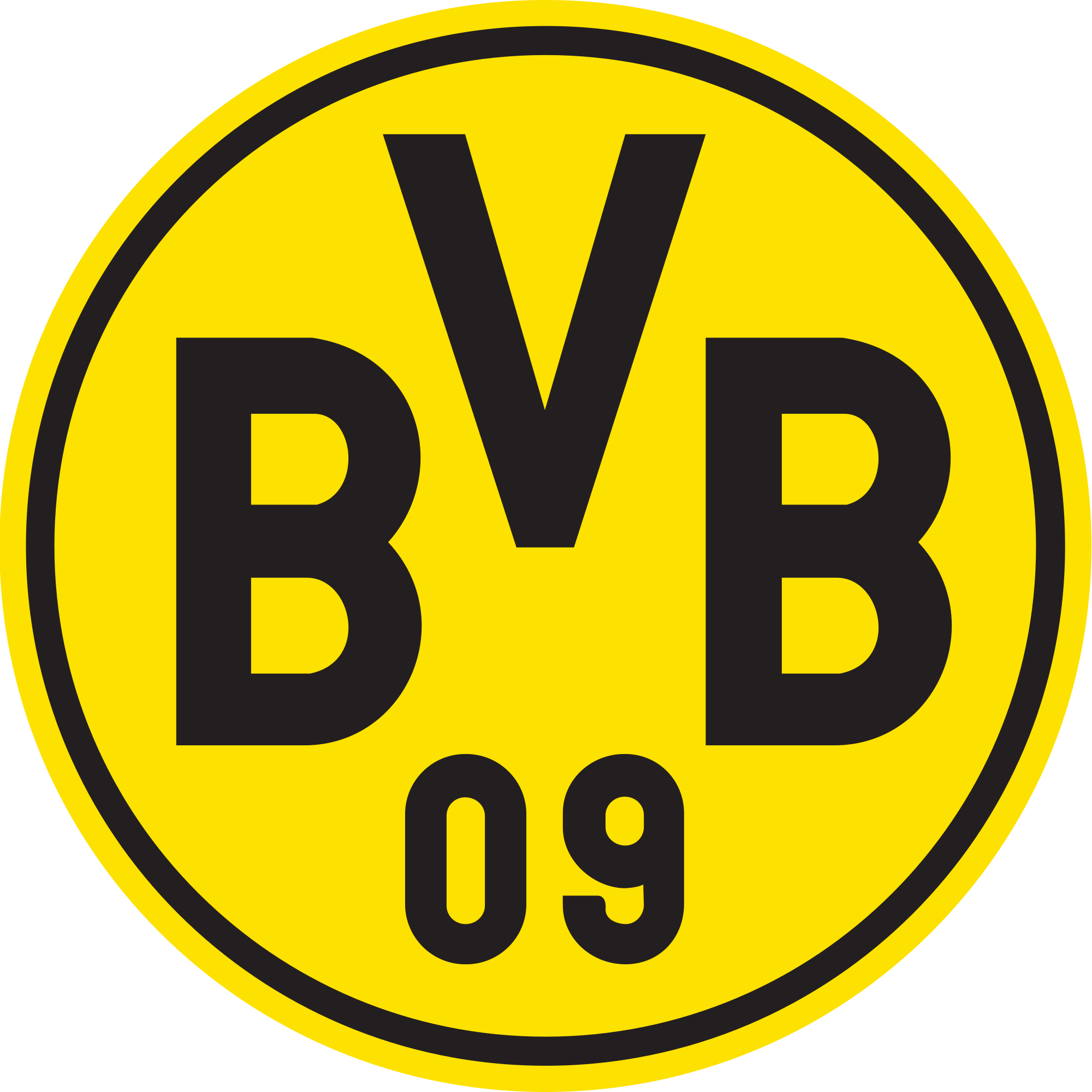 لوگو بروسیا دورتموند- Borussia Dortmund logo