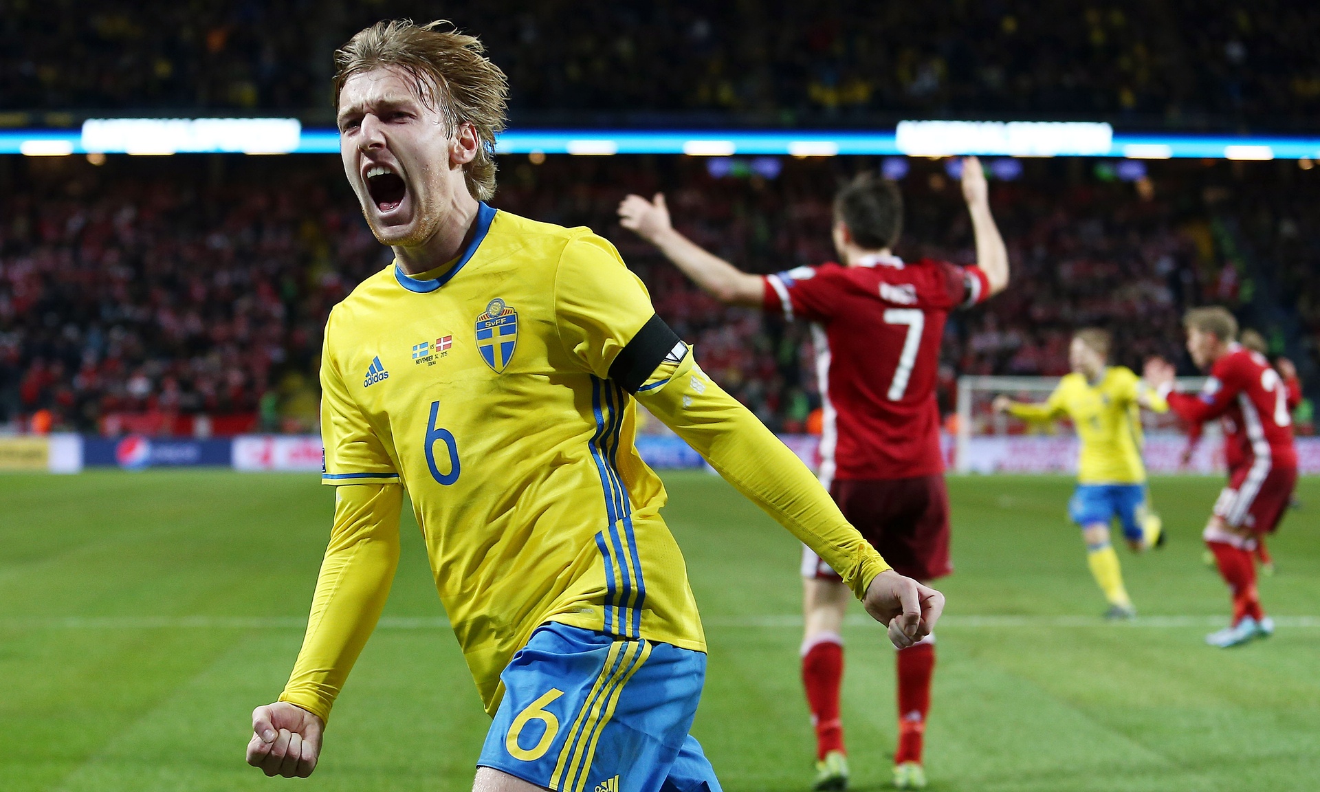سوئد 2-1 دانمارک: ادامه امیدواری های دانمارک برای صعود