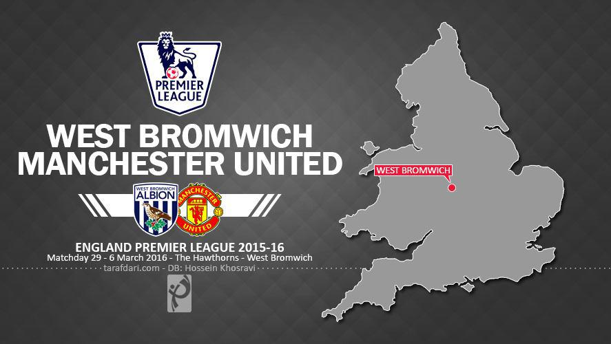 رسمی؛ ترکیب دوتیم منچستریونایتد و وست برومویچ