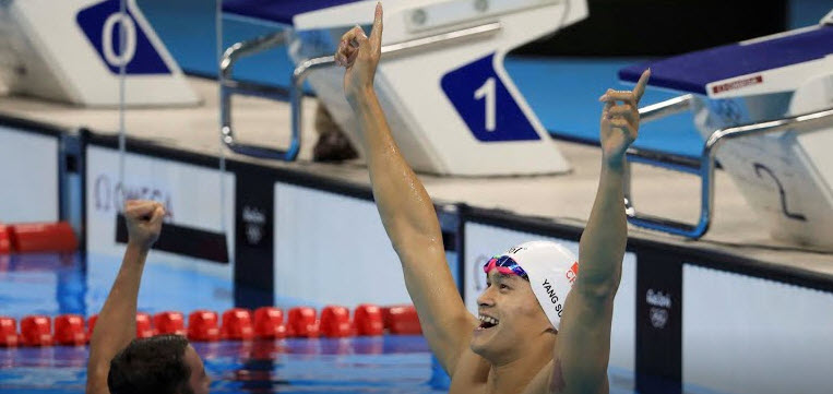 شنای المپیک ریو 2016؛ یانگ سان قهرمان شنای 200 متر آزاد المپیک