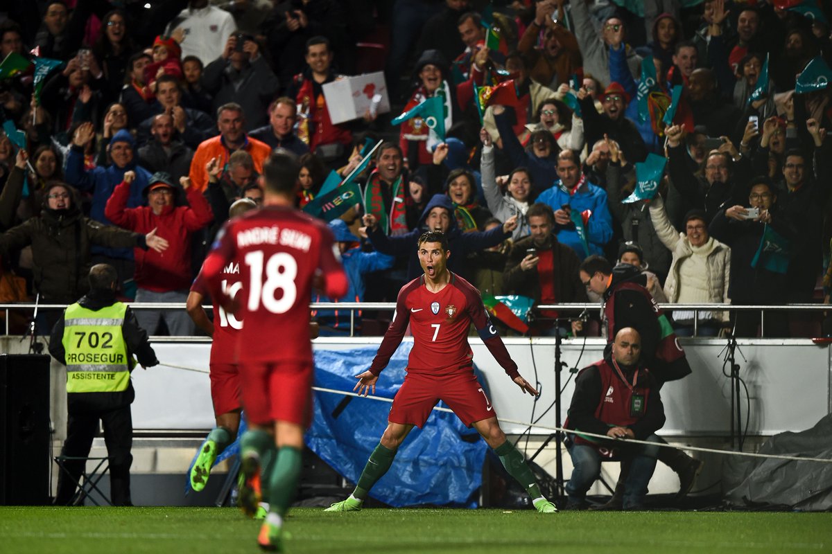 کیفیت گل های کریستیانو رونالدو در تیم ملی پرتغال