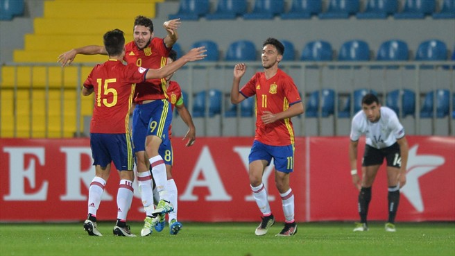 اسپانیا 2 - 1 آلمان؛ اسپانیا در فینال یورو زیر 17 ساله ها به پرتغال رسید