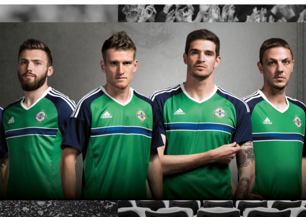 رونمایی از لباس اول تیم ملی ایرلند شمالی برای یورو 2016 (عکس)