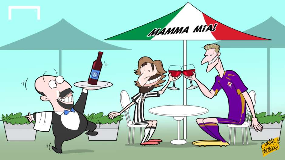 کاریکاتور روز: حضور سه تیم ایتالیایی در نیمه نهایی مسابقات اروپایی