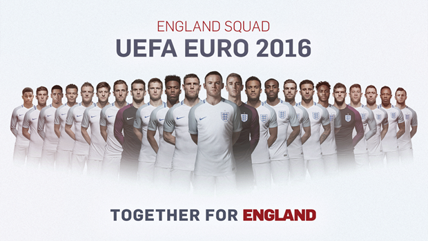 شماره پیراهن بازیکنان تیم ملی انگلیس برای یورو 2016 مشخص شد