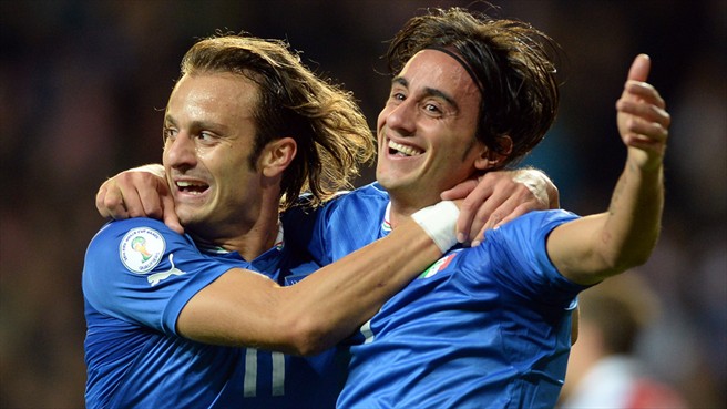 مقدماتی جام جهانی؛ دانمارک 2 - 2 ایتالیا؛ اسوالدو کام دانمارک را تلخ کرد