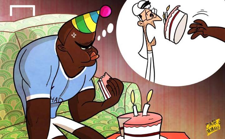 کاریکاتور روز: یحیی توره ناراحت از فراموشی مسئولین منچستر سیتی برای تبریک تولدش