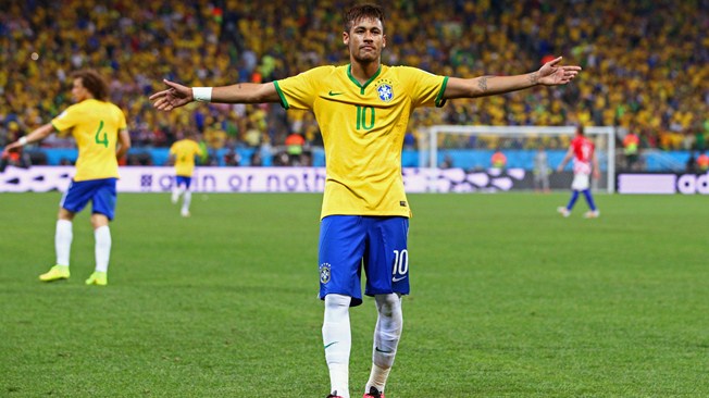نیمار بهترین بازیکن دیدار برزیل - کرواسی