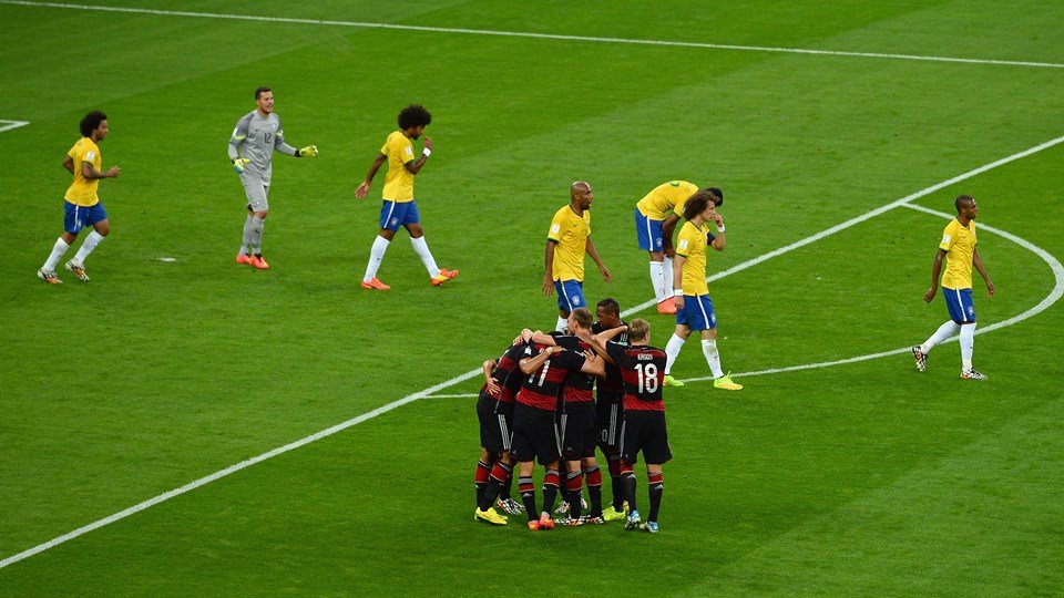 برزیل 1-7 آلمان - نیمه نهایی جام جهانی 2014