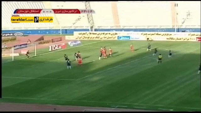 خلاصه بازی تراکتورسازی 0-0 استقلال خوزستان 
