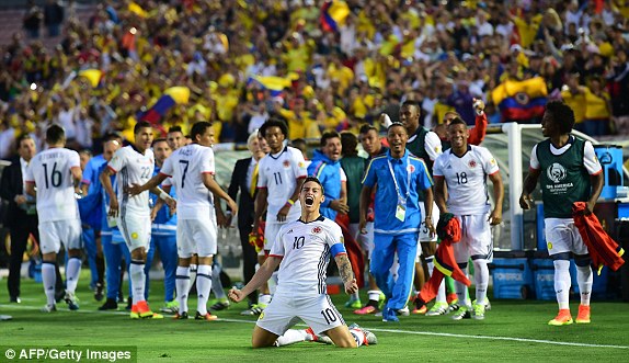 پاراگوئه 1-2 کلمبیا: همکاری مادریدی-میلانی، کلمبیا را به دور دوم رساند 