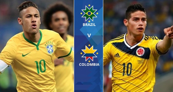 پخش زنده طرفداری؛ کلمبیا - برزیل