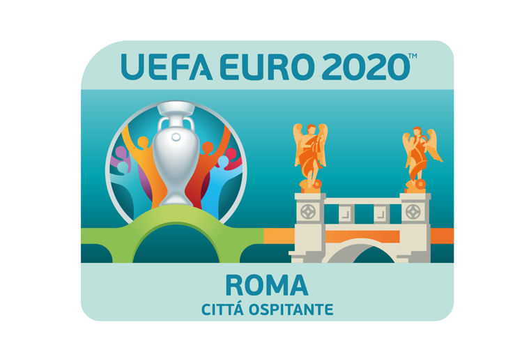 رونمایی از لوگوی شهر رم، یکی از میزبانان یورو 2020 
