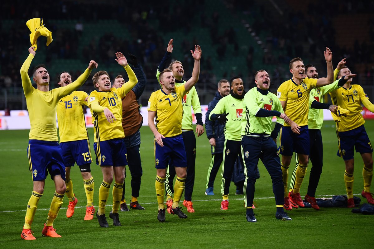 پلی آف جام جهانی 2018 - تیم ملی ایتالیا - تیم ملی سوئد - سن سیرو