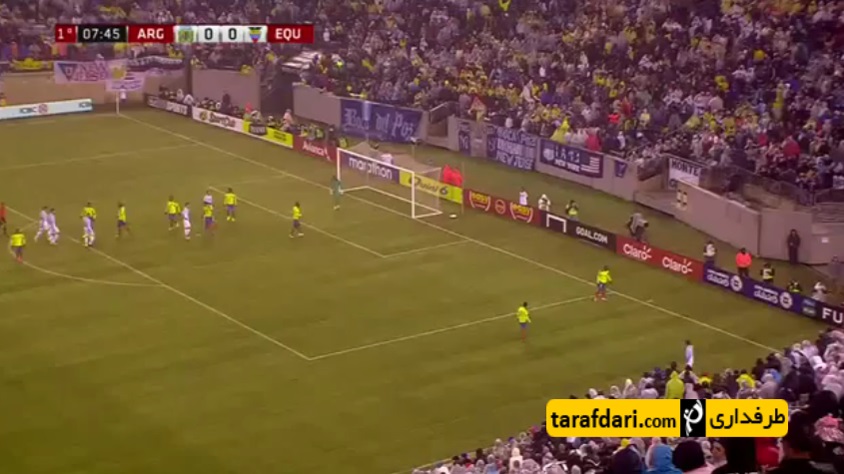 خلاصه بازی آرژانتین 2-1 اکوادور