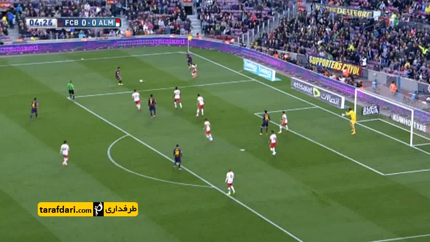 خلاصه بازی بارسلونا 4-0 آلمریا