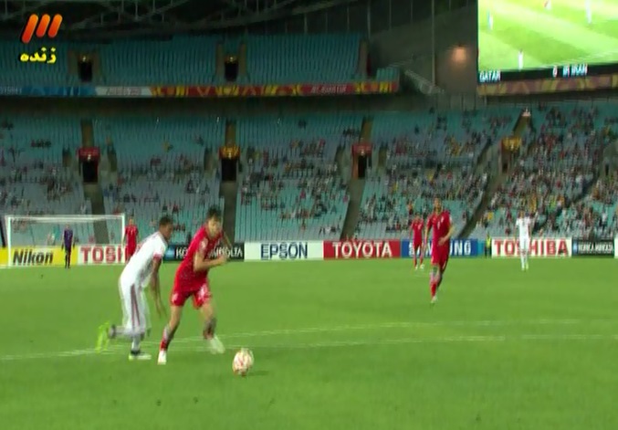 گل سردار آزمون؛ ایران 1-0 قطر