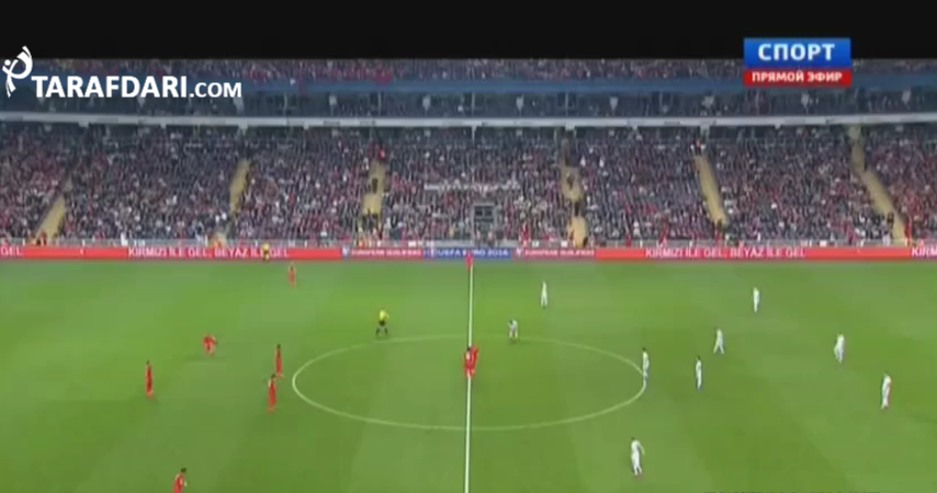 گل‌های بازی ترکیه 1-2 جمهوری چک