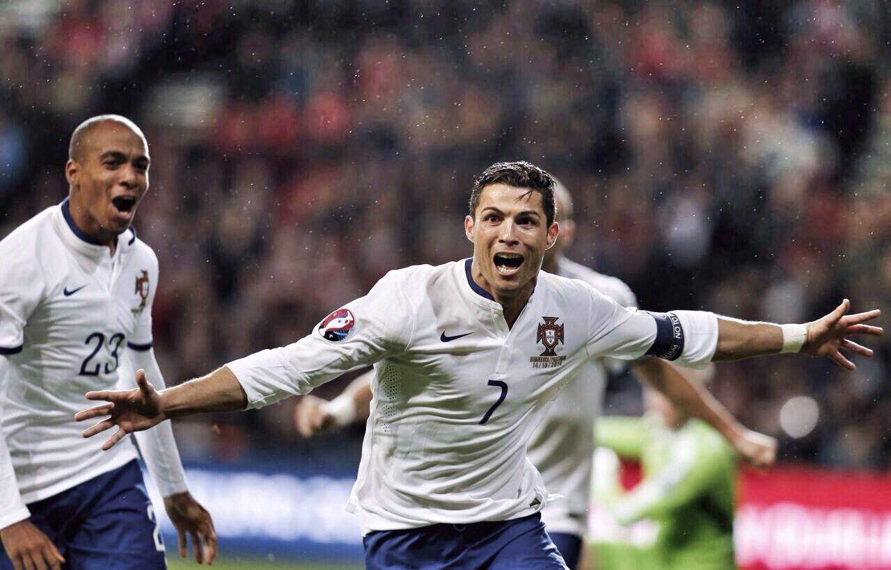 کریستیانو رونالدو یک گل تا تبدیل شدن به بهترین گلزن تاریخ رقابت های یورو