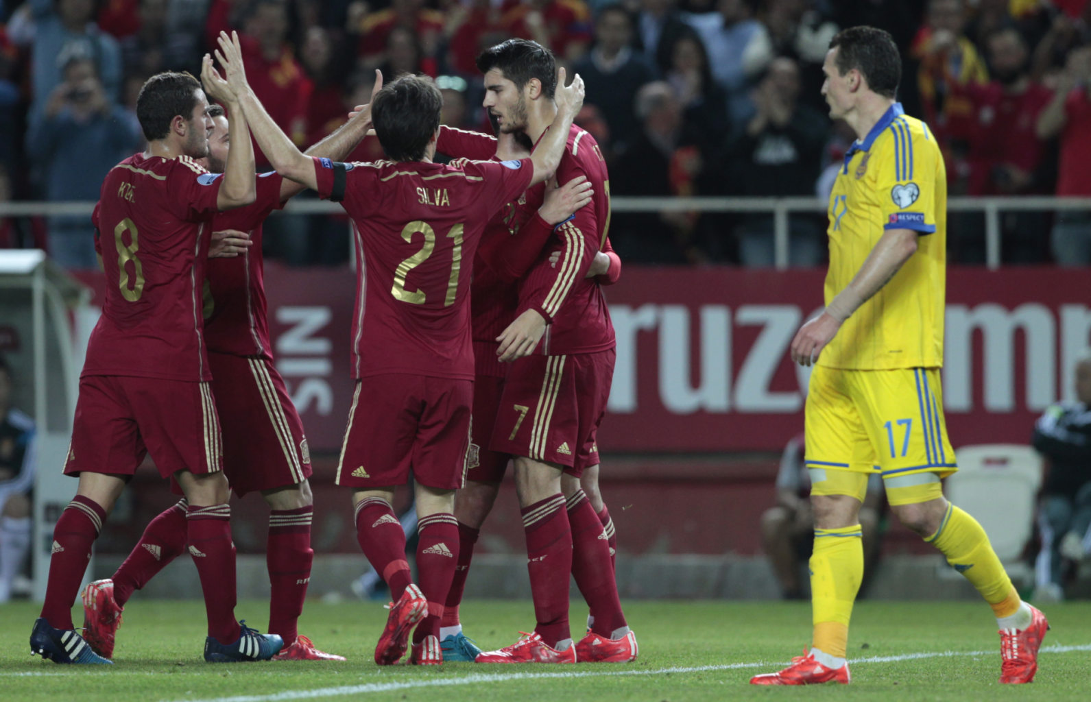 اسپانیا 1-0 اوکراین؛ پیروزی ناپلئونی با اولین گل ملی موراتا