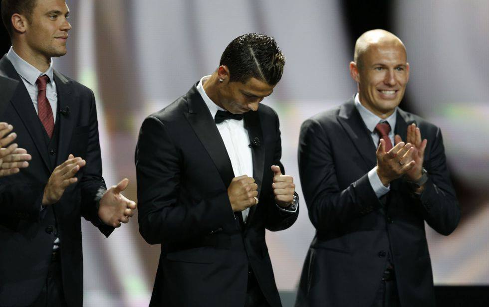 لحظه به لحظه از موناکو؛ کریستیانو رونالدو به عنوان بازیکن سال اروپا انتخاب شد