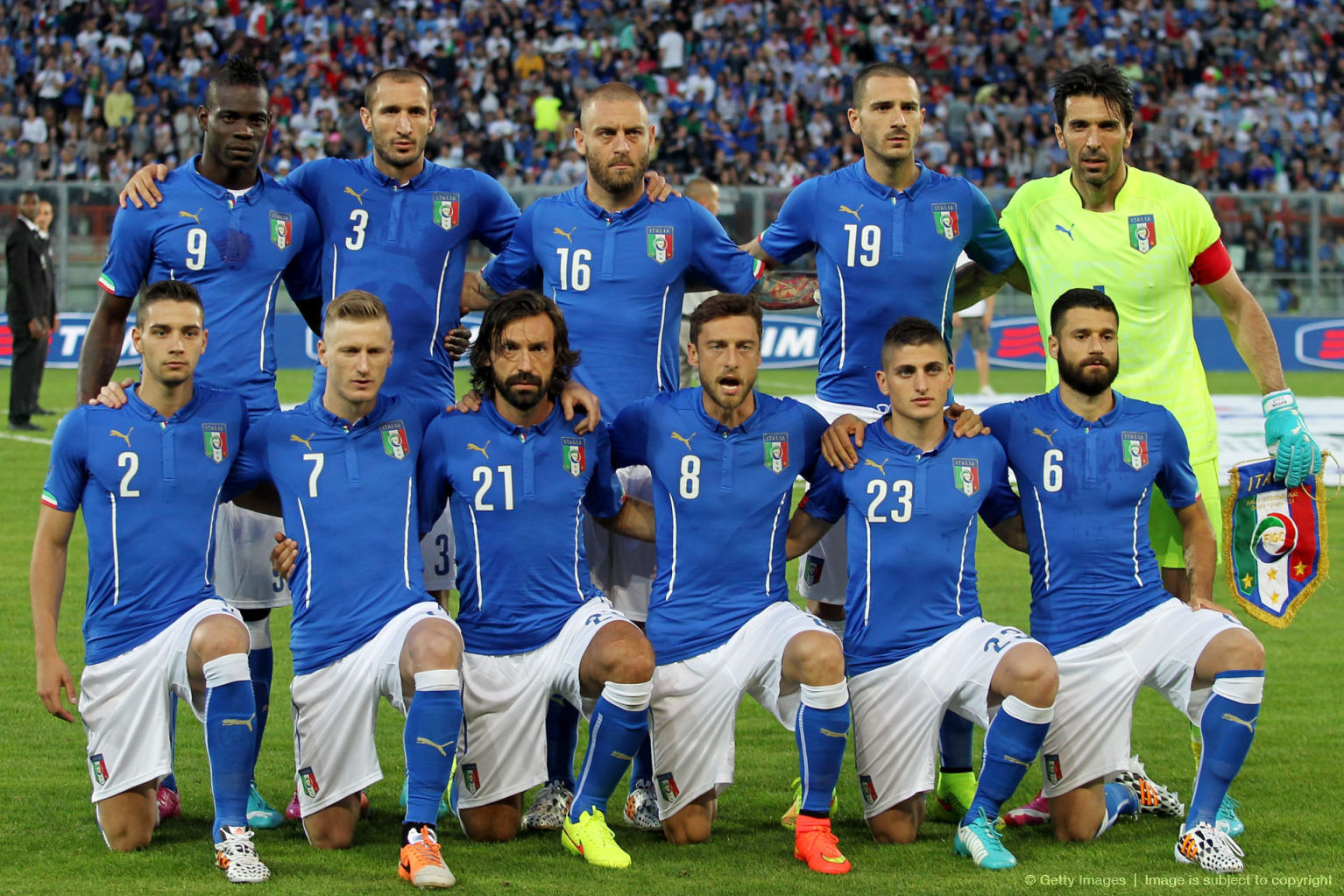 عکس های رسمی بازیکنان حاضر در جام جهانی: تیم ملی ایتالیا