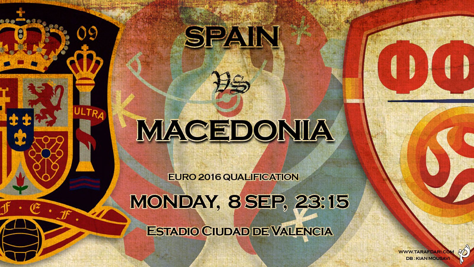 پیش بازی؛ اسپانیا- مقدونیه؛ شروع لاروخا از والنسیا 