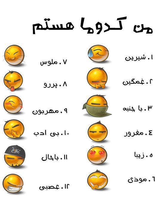 من کدوما هستم؟