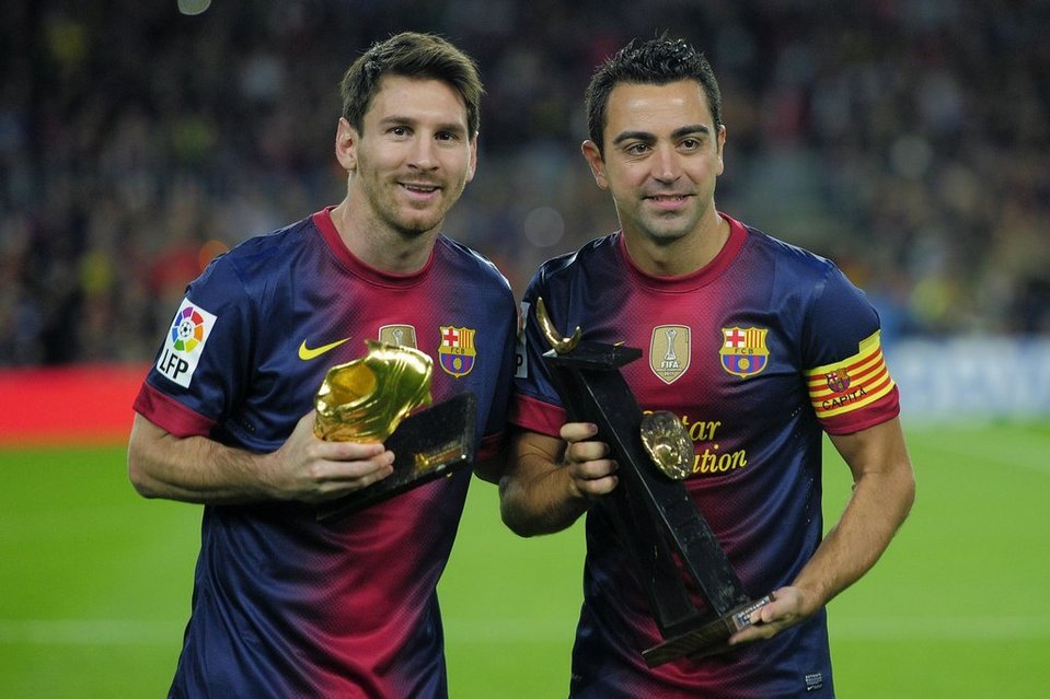 xavi & messi