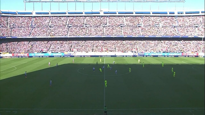 فول مچ بازی اتلتیکو مادرید 0 - 1 بارسلونا