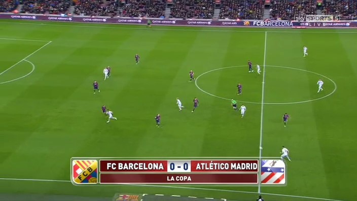 فول مچ بازی بارسلونا 1-0 اتلتیکو مادرید