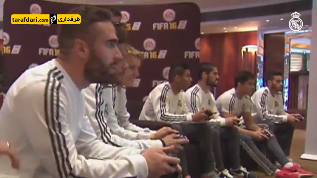 ویدیو؛ مسابقه FIFA 16 بین رئالی ها