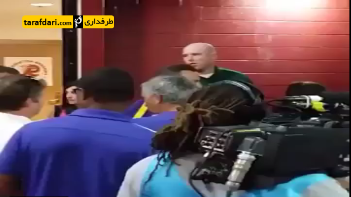 ویدیو؛ خوش و بش مورینیو و لوئیز انریکه پیش از شروع بازی