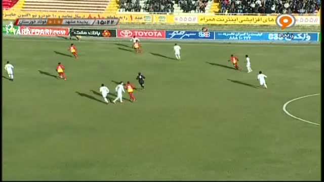 خلاصه بازی پدیده 0 - 0 فولاد