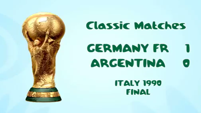 بازی های کلاسیک؛ آلمان 1 - 0 آرژانتین (فینال جام جهانی 1990)