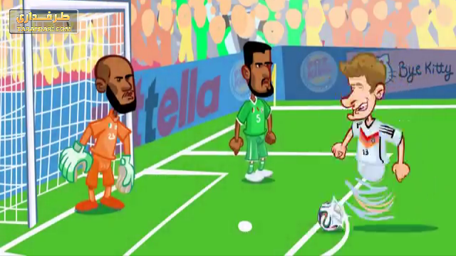 سرگرمی؛ بازی آلمان و الجزایر به روایت کارتون (ویدیو)