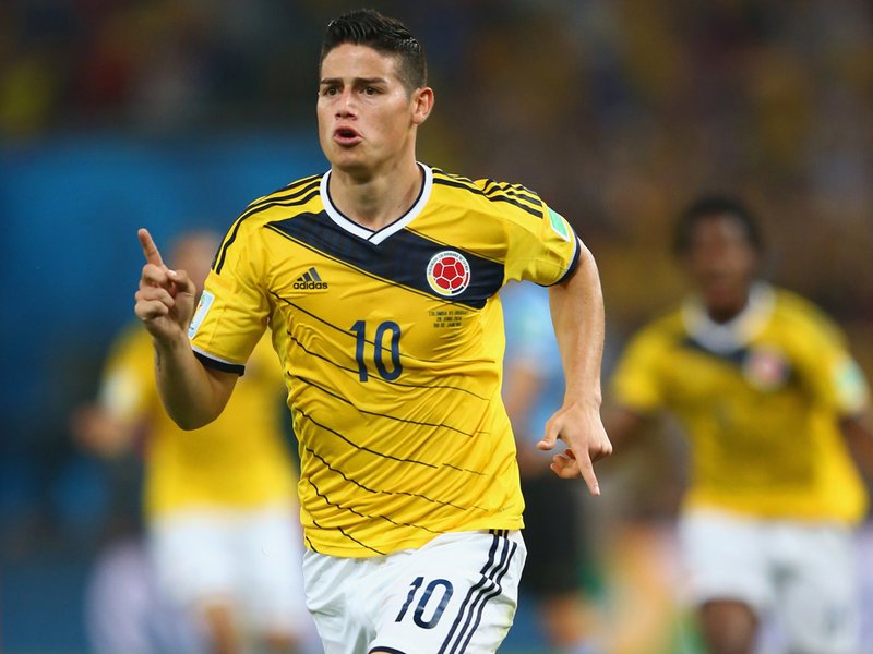 گل ها و خلاصه بازی اروگوئه 0 - 2 کلمبیا