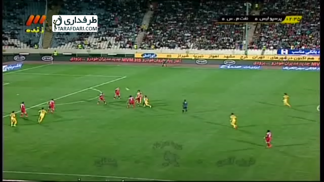 گل ها و خلاصه بازی پرسپولیس 1 - 1 نفت مسجد سلیمان